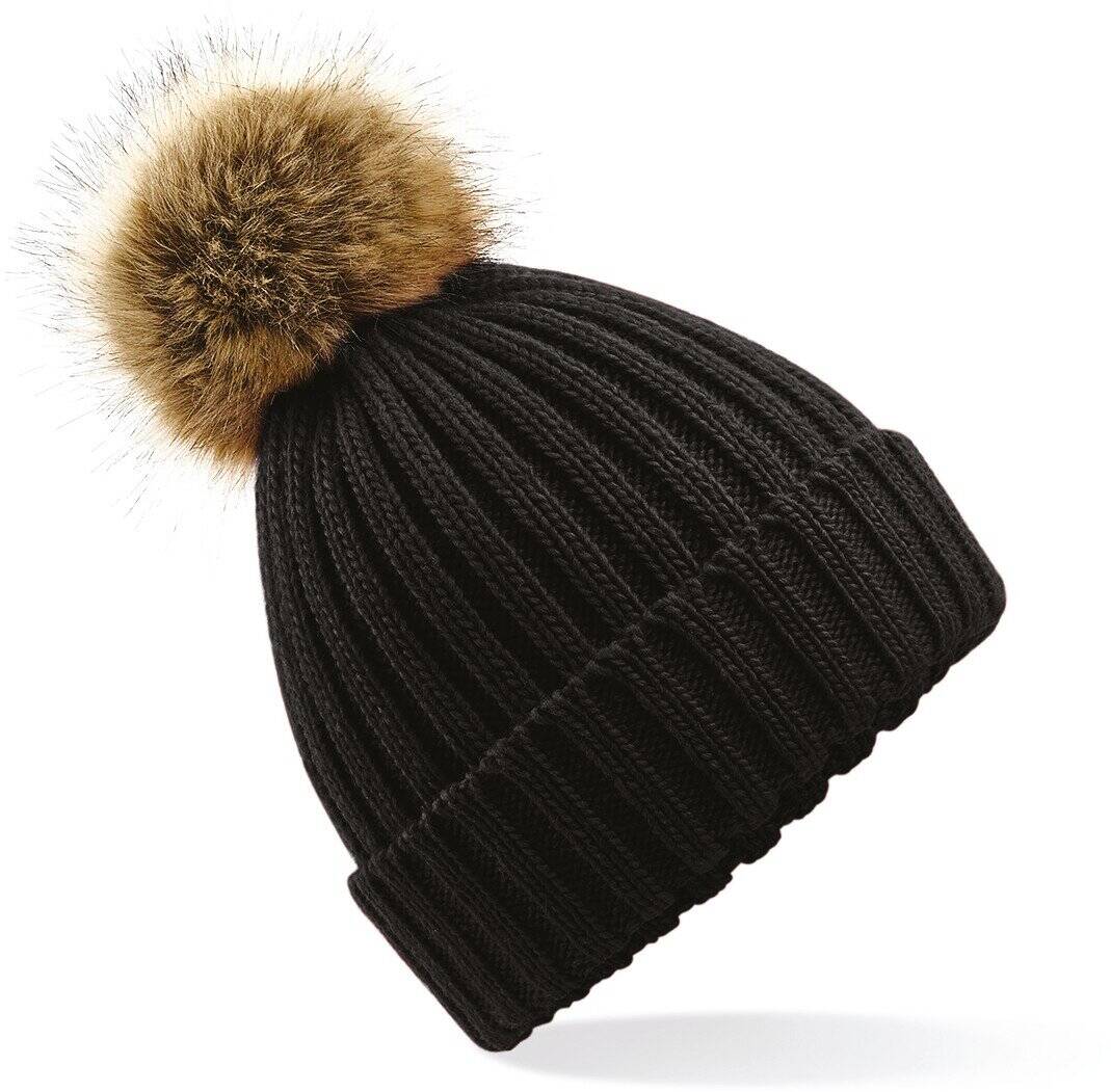 Pompon beanie