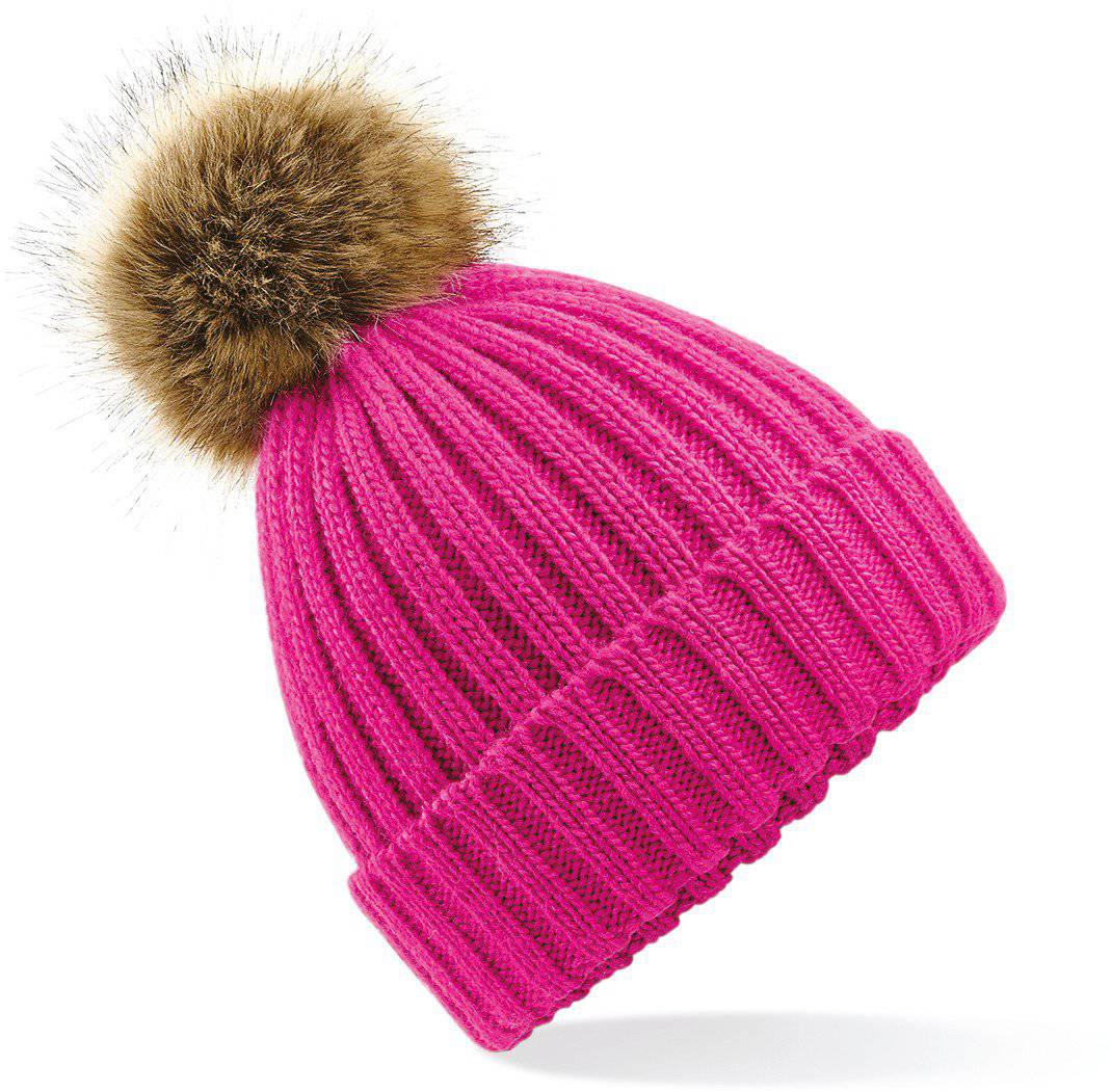 Pompon beanie