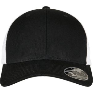 Tweekleurige pet in mesh
