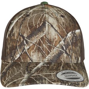 Retro Trucker pet met boomcamouflage