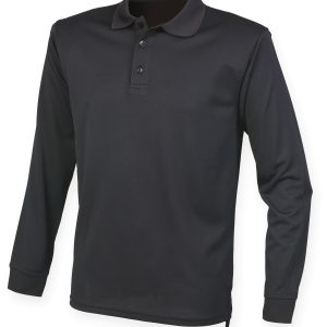 Unisex Coolplus® Long Sleeved Polo Shirt
