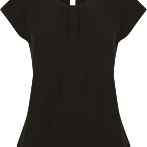 Ladies pleat front blouse