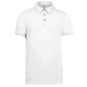 Herenpolo korte mouwen van jersey