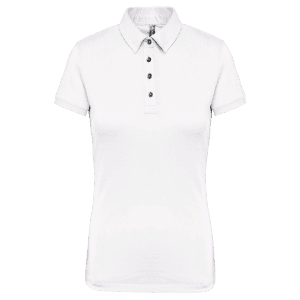 Damespolo korte mouwen van jersey