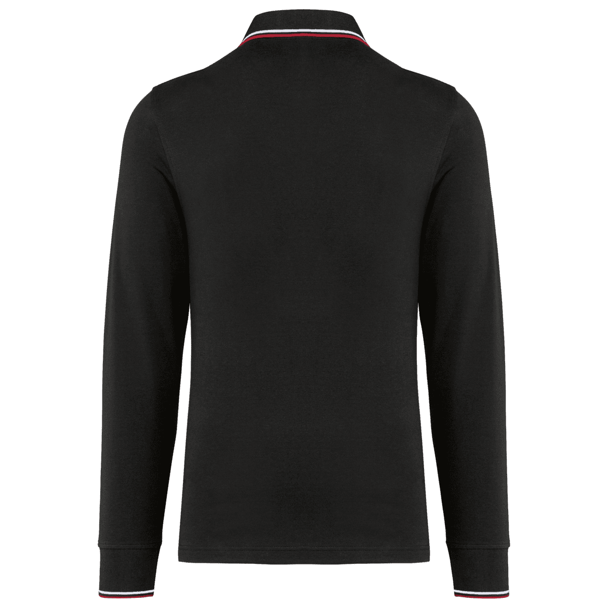 Heren polo van piquétricot met lange mouwen - Afbeelding 5