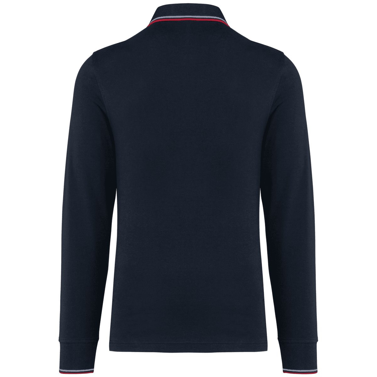 Heren polo van piquétricot met lange mouwen - Afbeelding 8