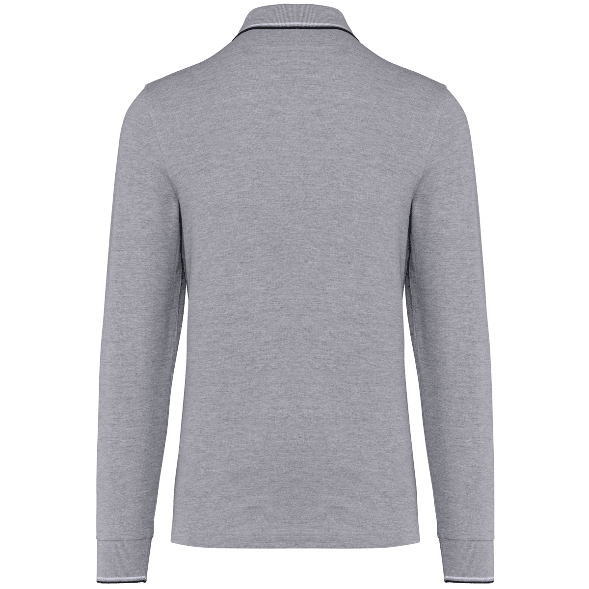Heren polo van piquétricot met lange mouwen - Afbeelding 11
