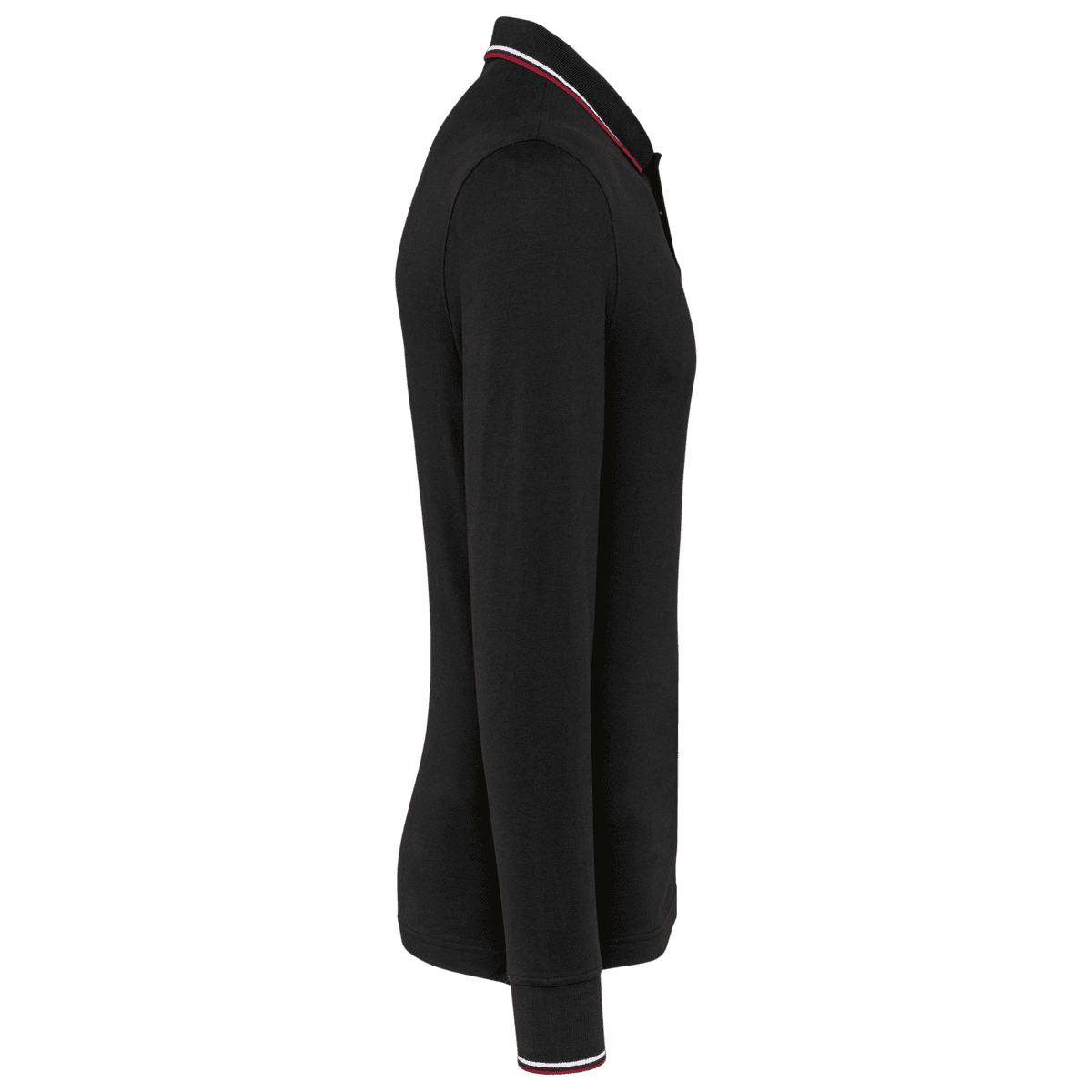 Heren polo van piquétricot met lange mouwen - Afbeelding 6