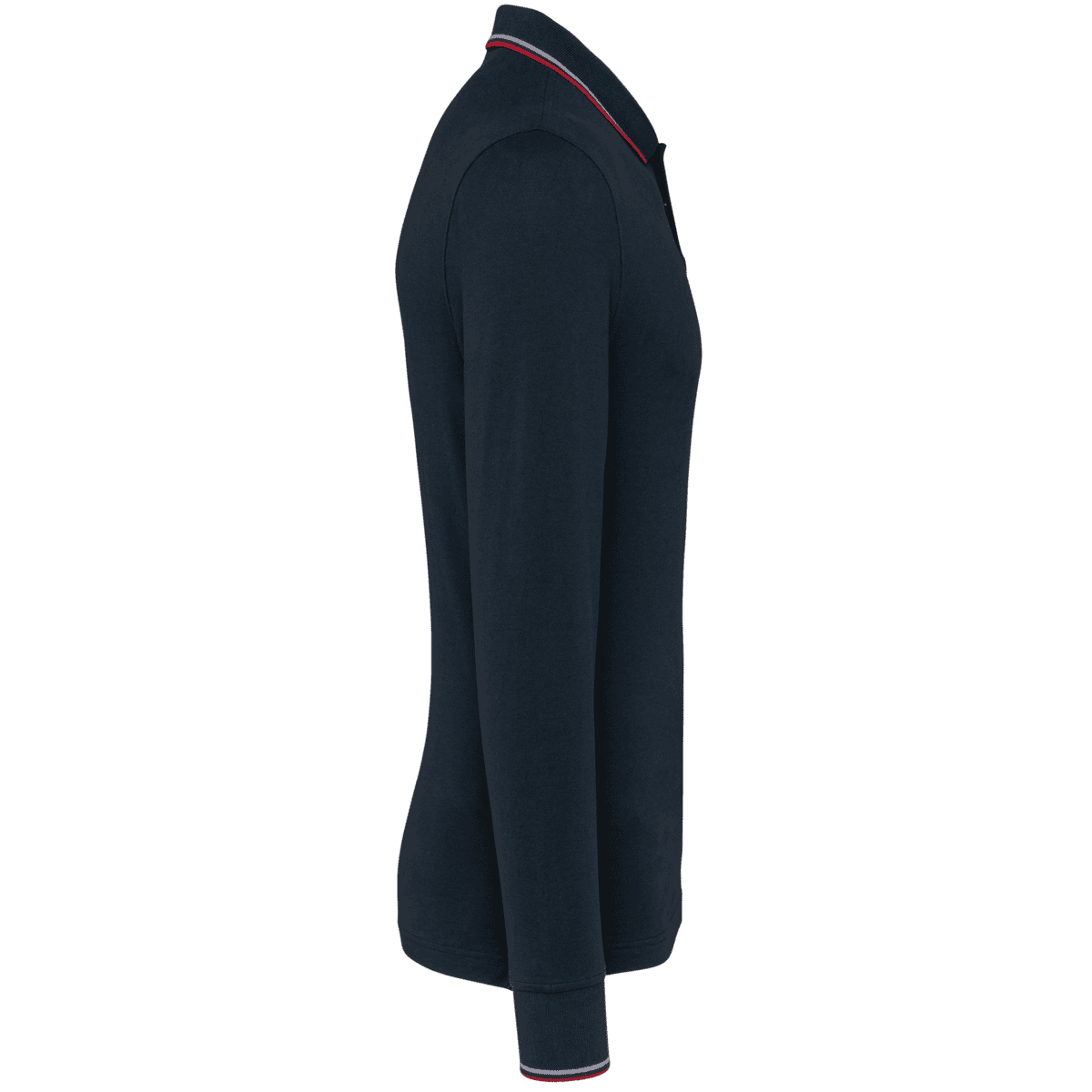 Heren polo van piquétricot met lange mouwen - Afbeelding 9