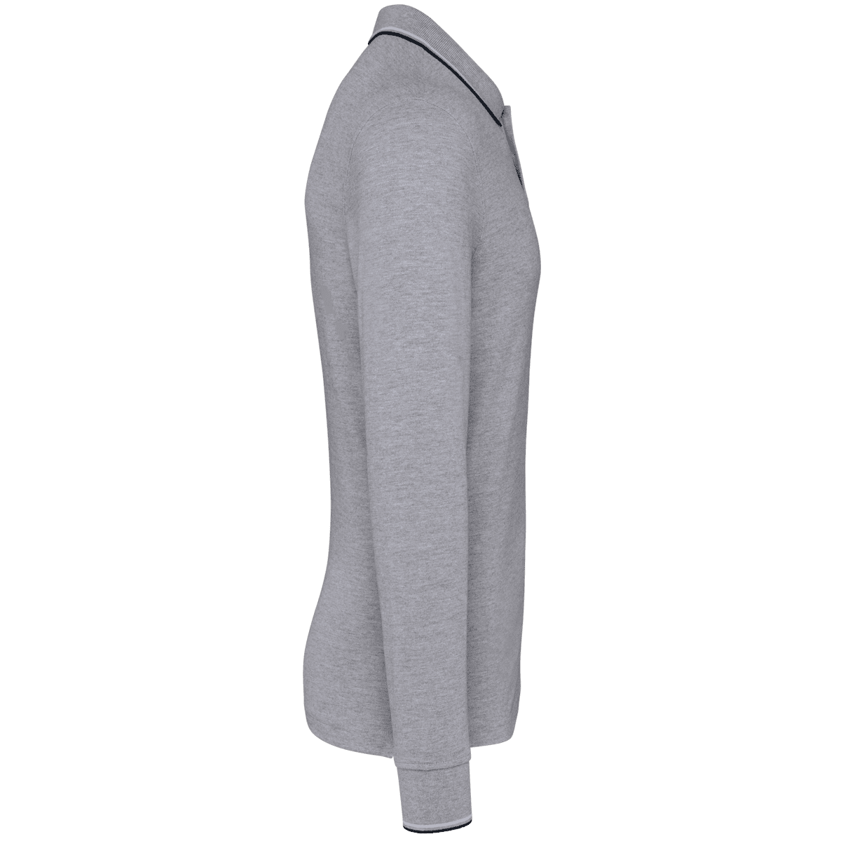 Heren polo van piquétricot met lange mouwen - Afbeelding 12
