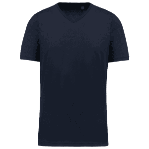 Heren-t-shirt Supima® V-hals korte mouwen