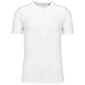 T-shirt ronde hals met korte mouwen uniseks