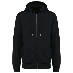 Ecologische uniseks sweatvest met capuchon