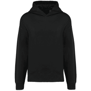 Oversized fleece sweater met capuchon