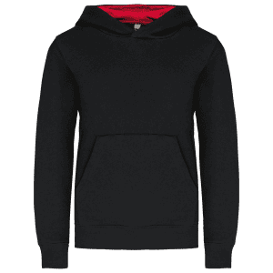 Kinder Sweater met gecontrasteerde capuchon