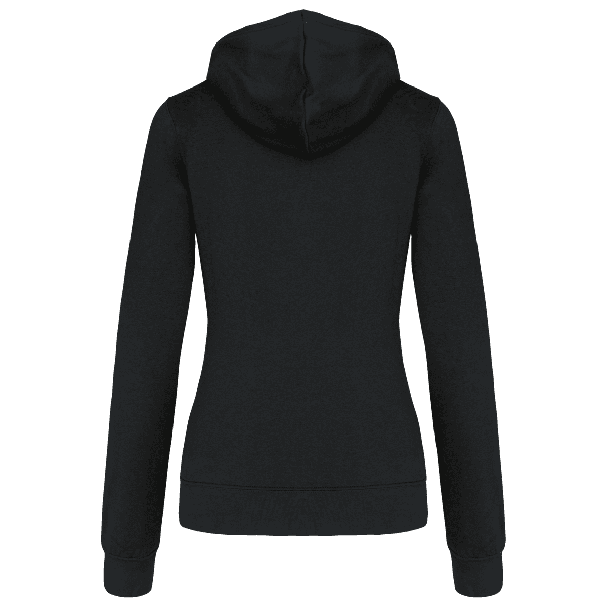 Damessweater met capuchon in contrasterende kleur - Afbeelding 5