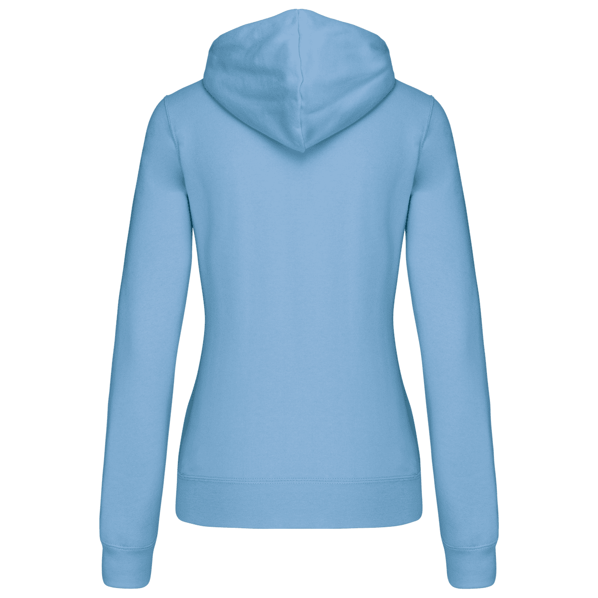 Damessweater met capuchon in contrasterende kleur - Afbeelding 44