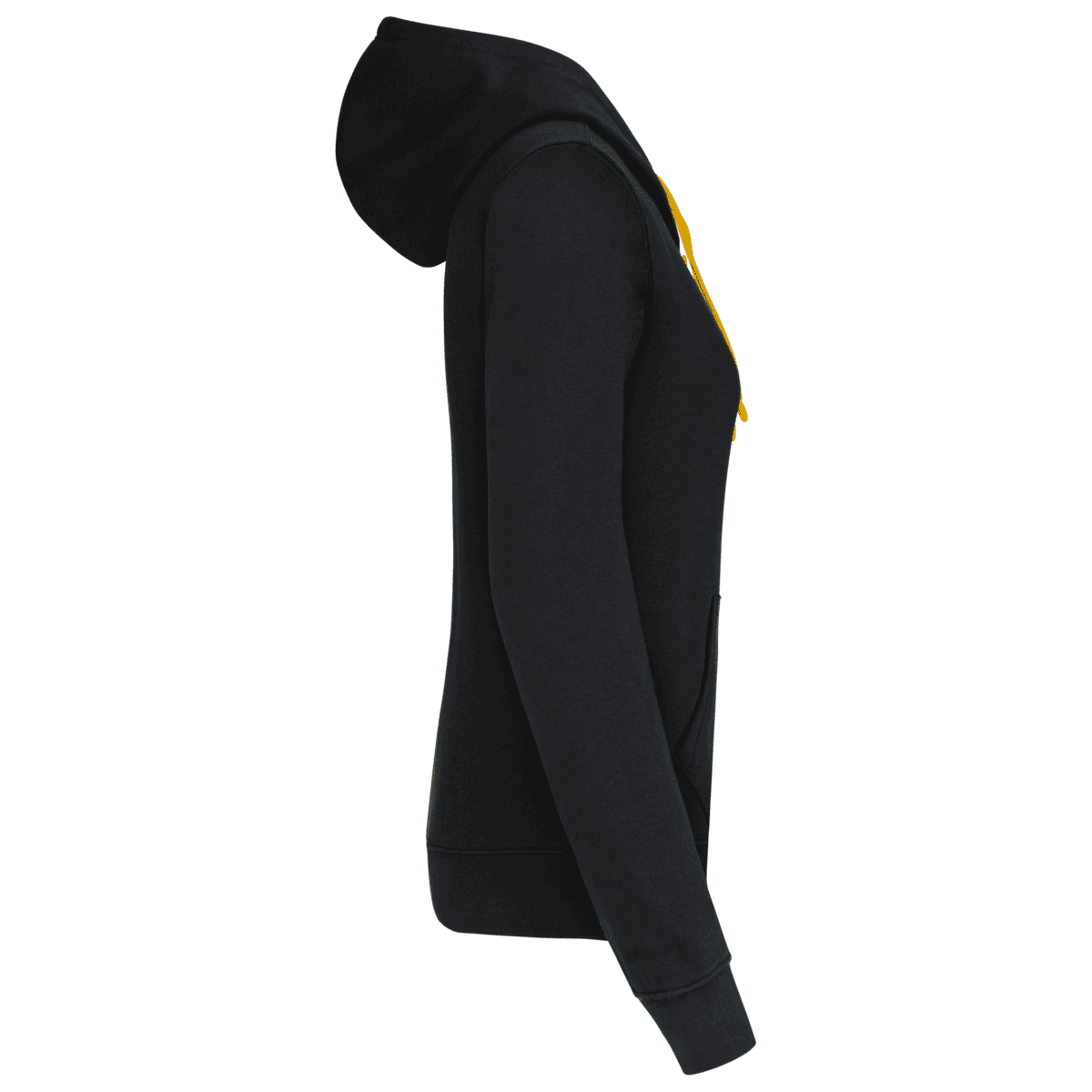 Damessweater met capuchon in contrasterende kleur - Afbeelding 9