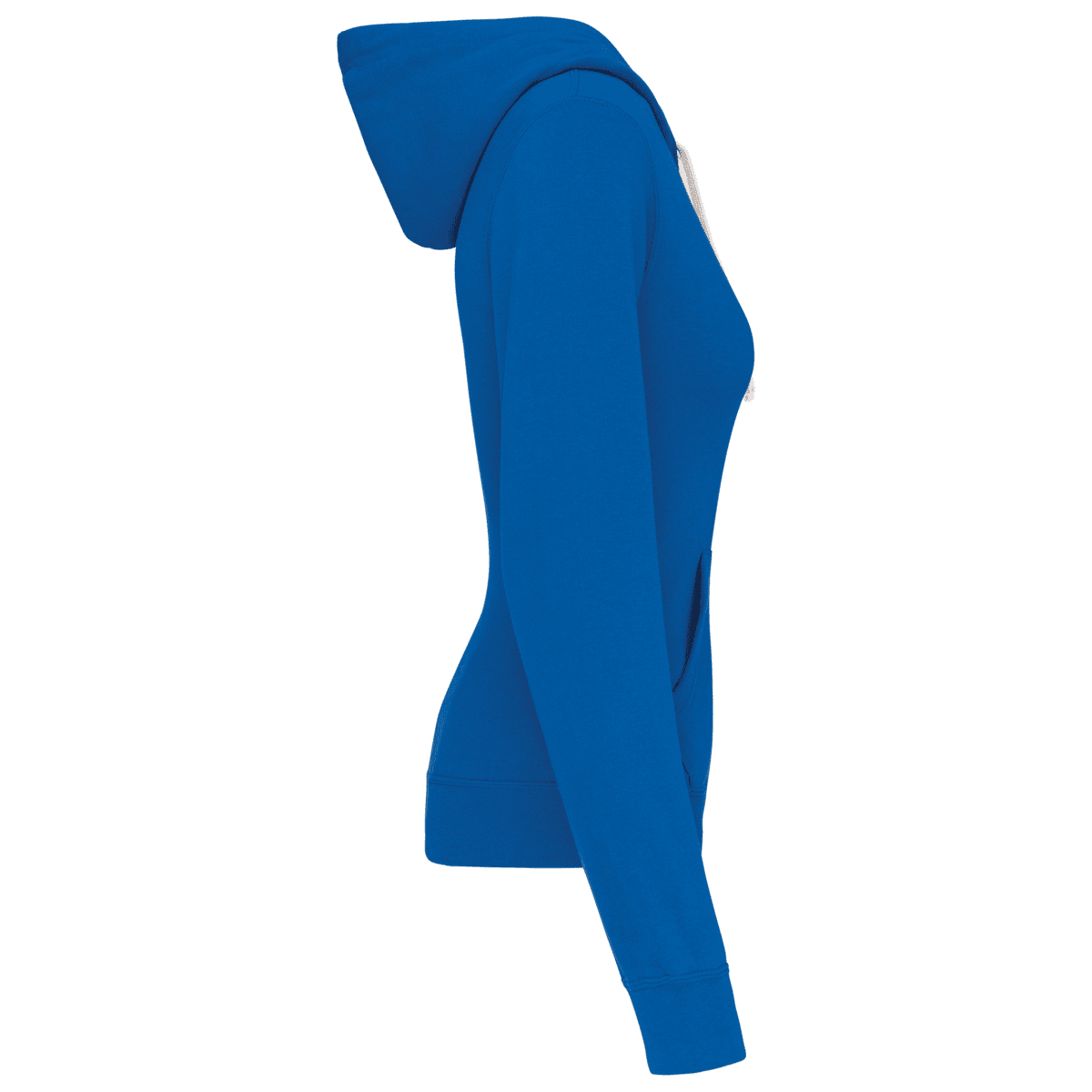 Damessweater met capuchon in contrasterende kleur - Afbeelding 42