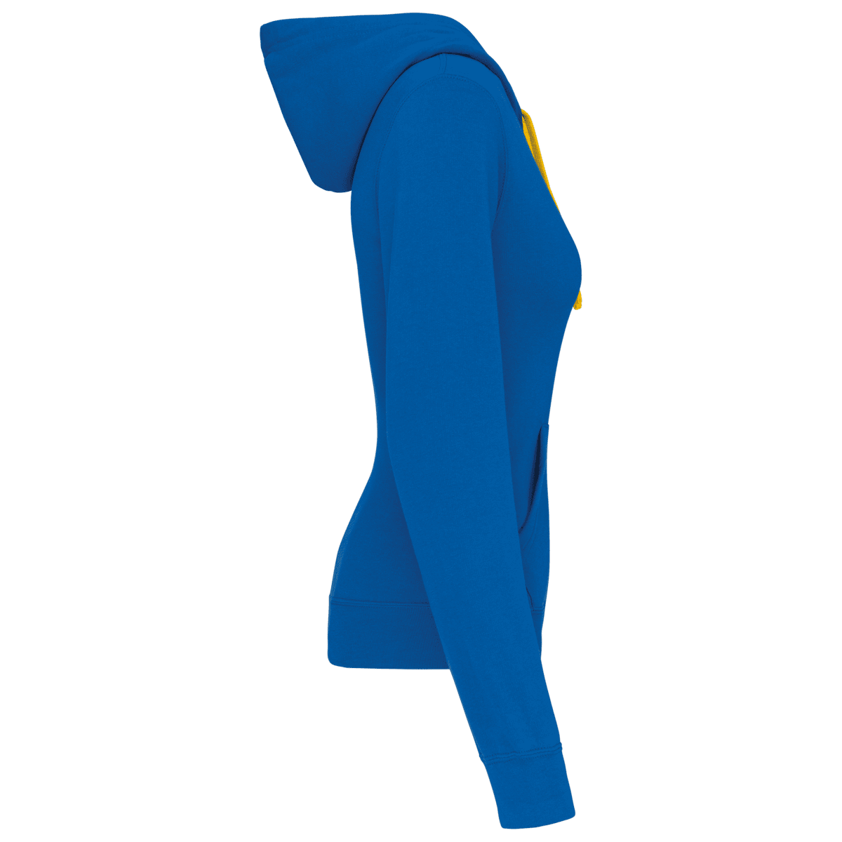 Damessweater met capuchon in contrasterende kleur - Afbeelding 18