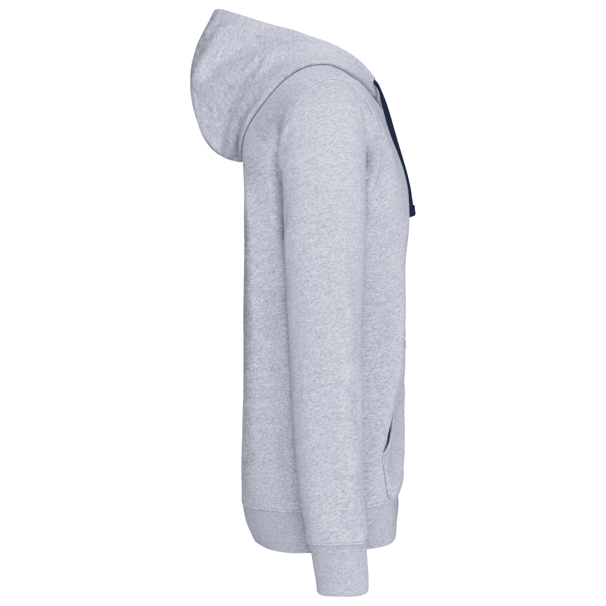 Herensweater met rits en capuchon in contrasterende kleur - Afbeelding 15