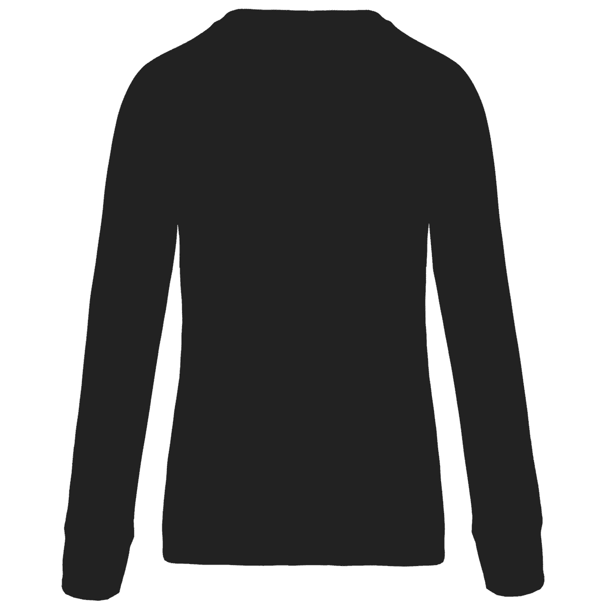 Damessweater BIO ronde hals raglanmouwen