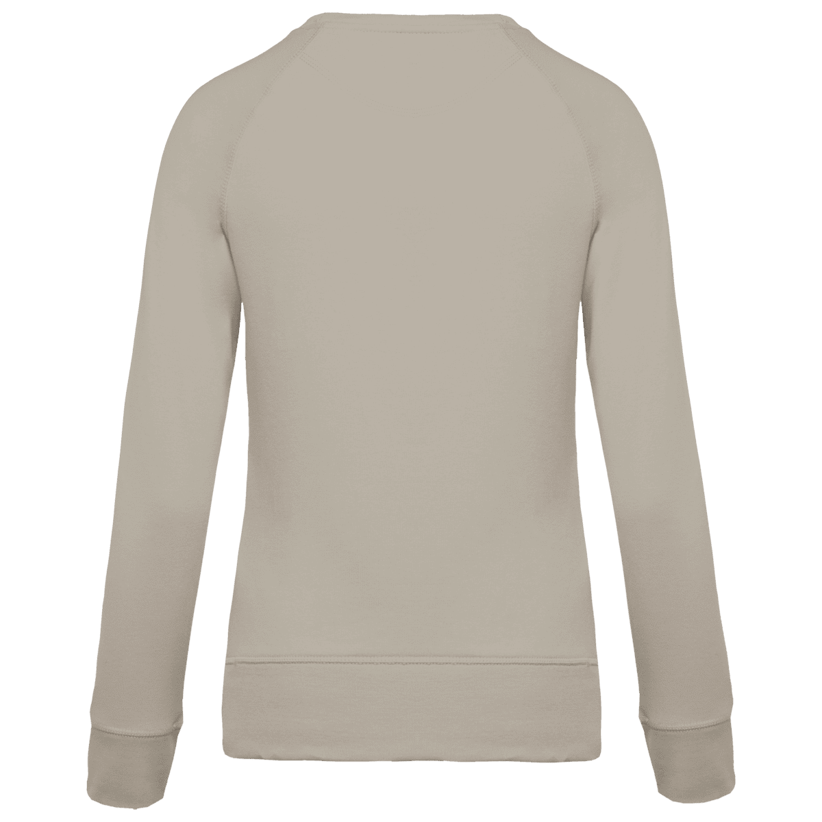 Damessweater BIO ronde hals raglanmouwen