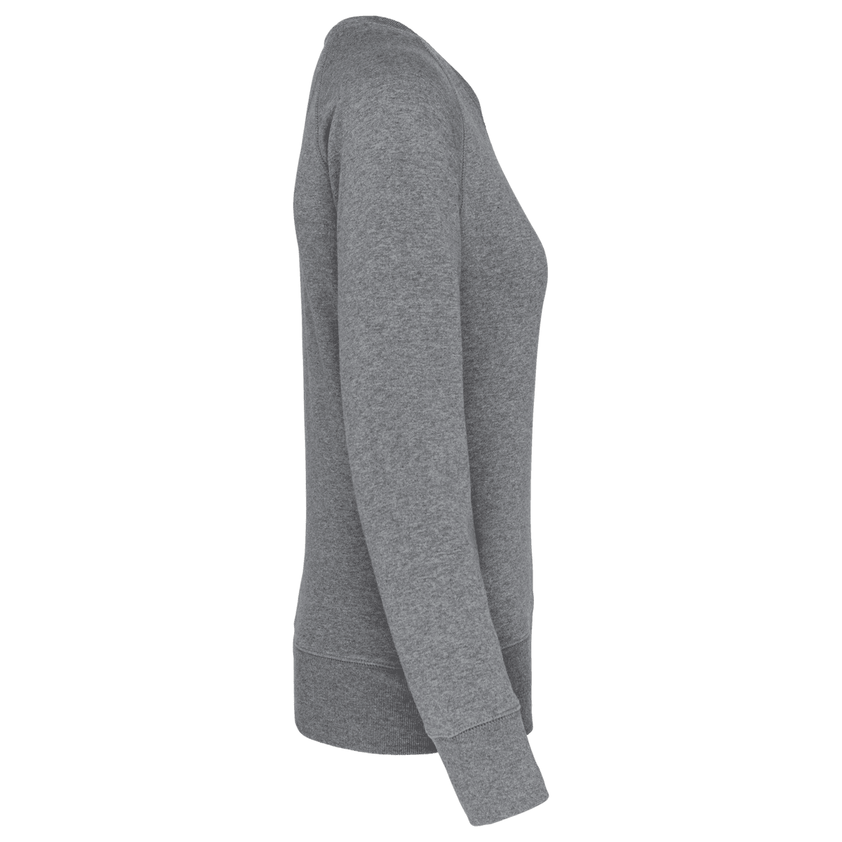 Damessweater BIO ronde hals raglanmouwen