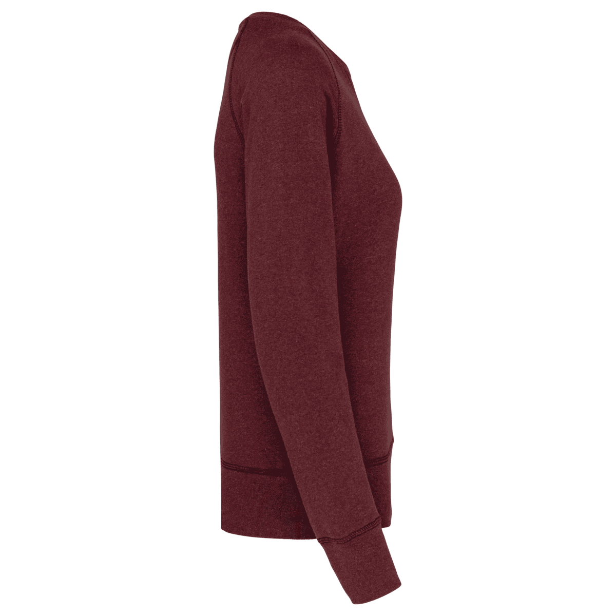 Damessweater BIO ronde hals raglanmouwen
