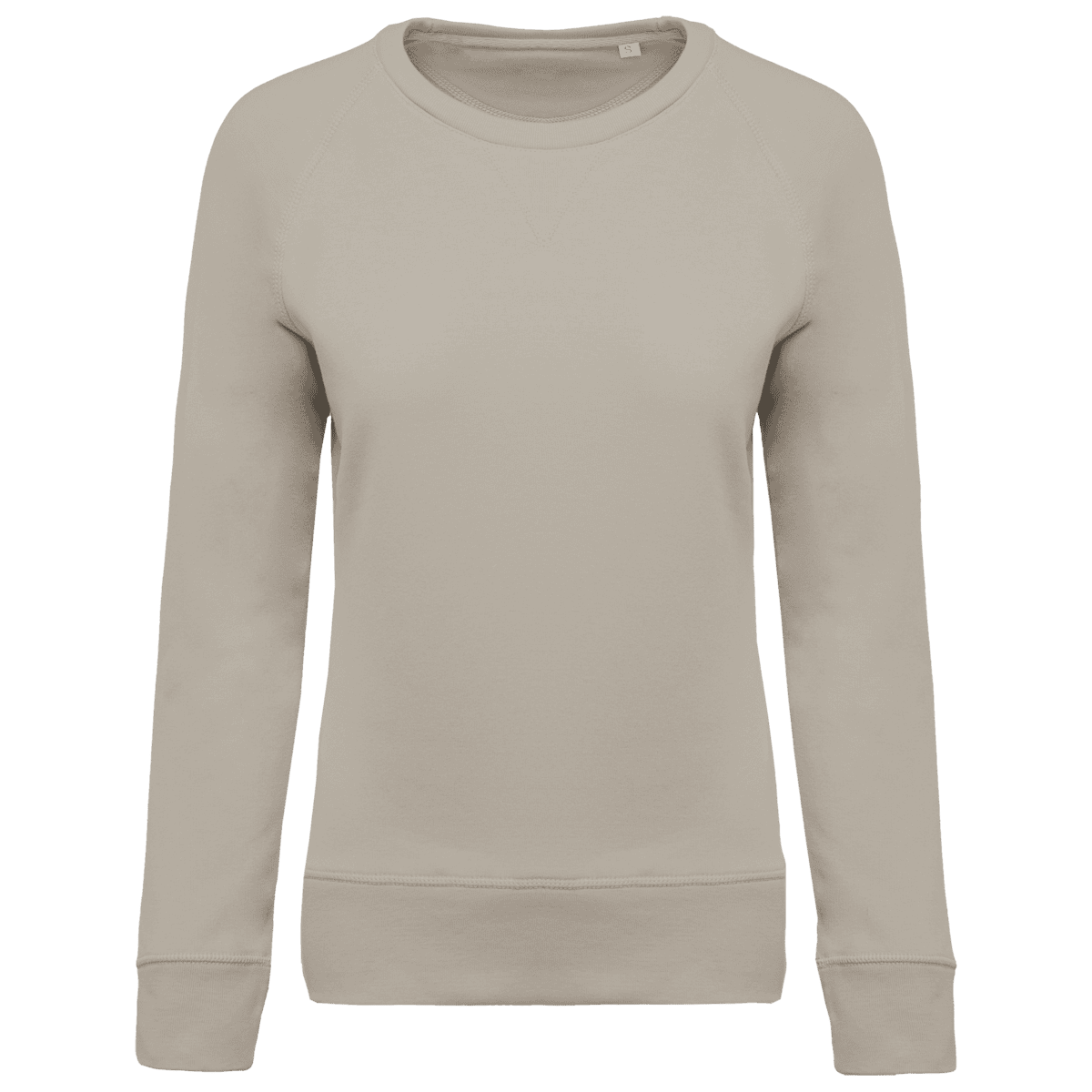 Damessweater BIO ronde hals raglanmouwen