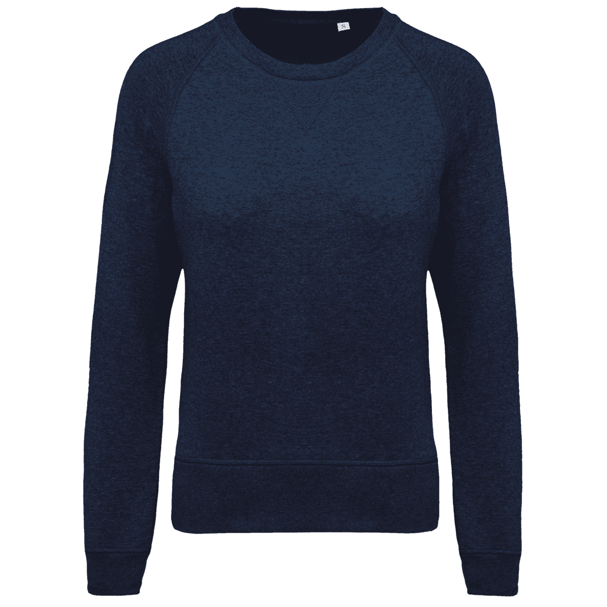 Damessweater BIO ronde hals raglanmouwen