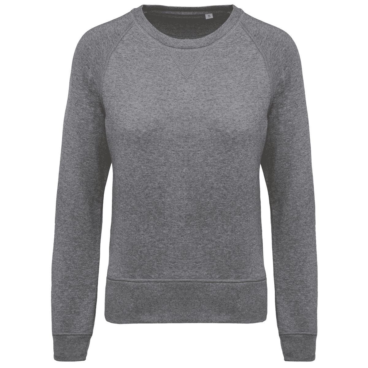 Damessweater BIO ronde hals raglanmouwen