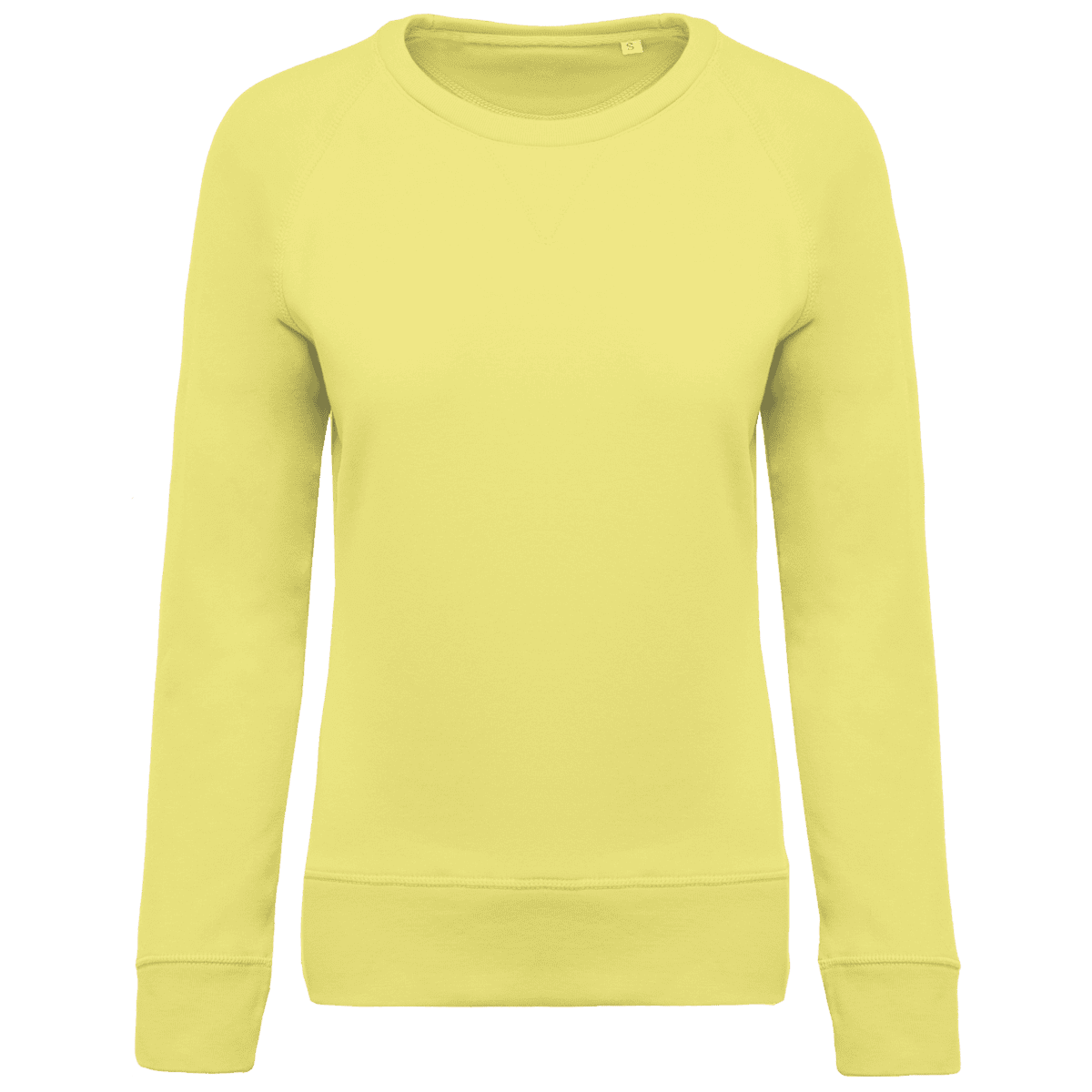 Damessweater BIO ronde hals raglanmouwen