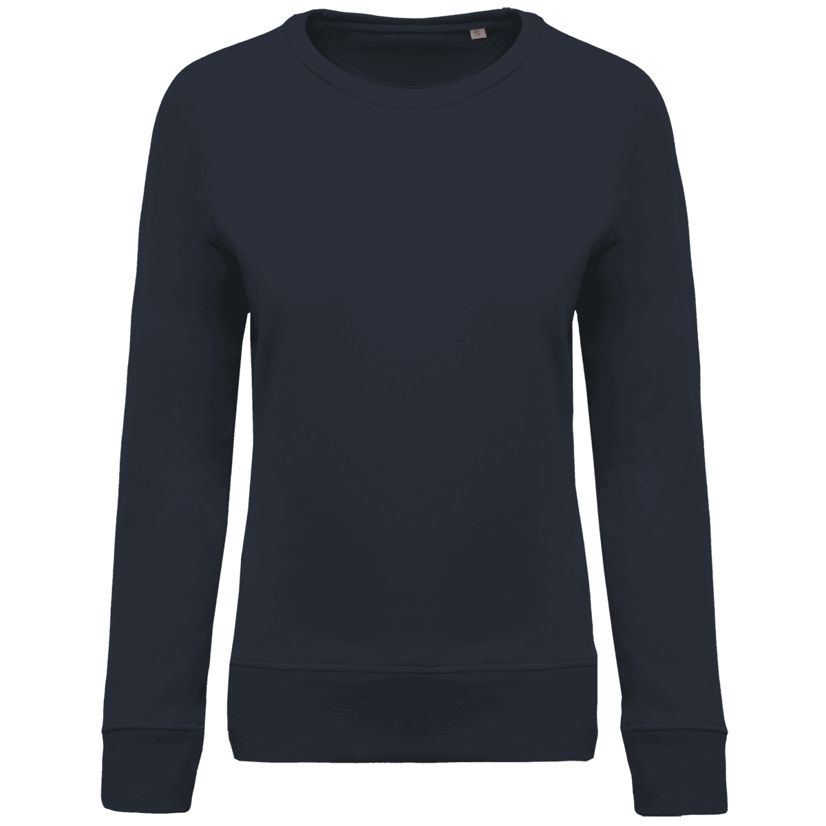 Damessweater BIO ronde hals raglanmouwen