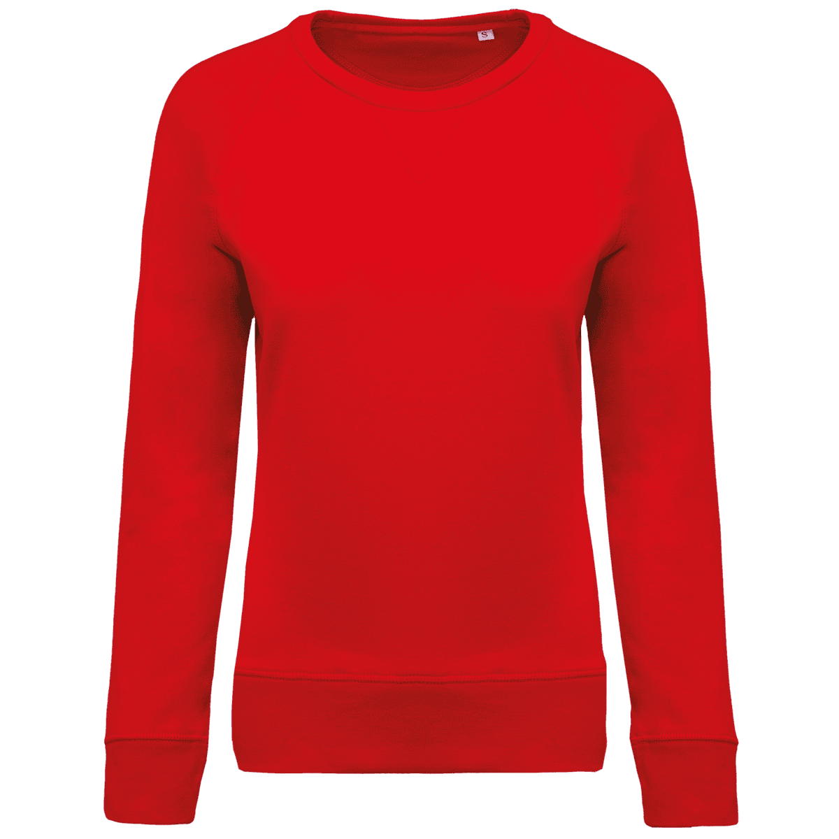 Damessweater BIO ronde hals raglanmouwen