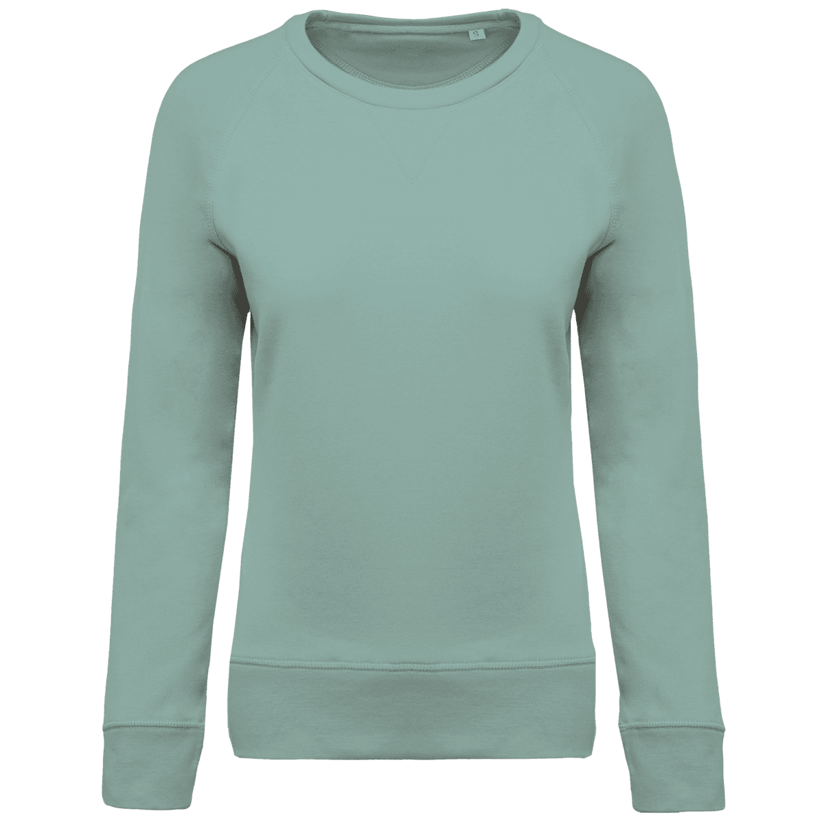 Damessweater BIO ronde hals raglanmouwen