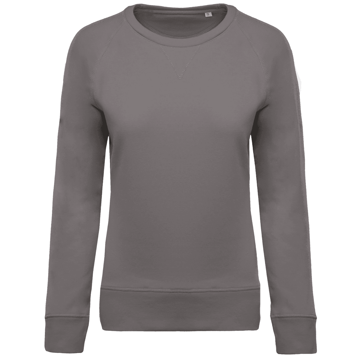 Damessweater BIO ronde hals raglanmouwen