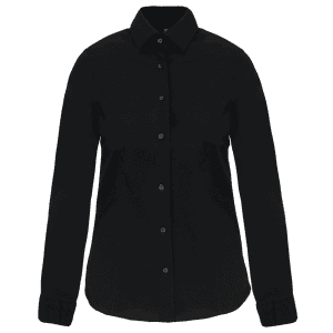 Dames stretch blouse lange mouwen