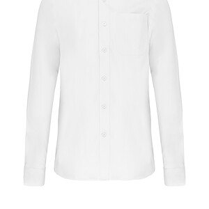 Heren poplin overhemd lange mouwen