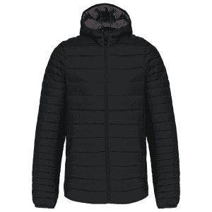 Men's lightweight hooded padded jacket