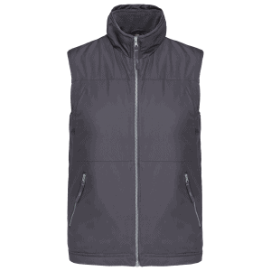 Met fleece gevoerde bodywarmer heren