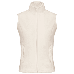 Bodywarmer van microfleece dames