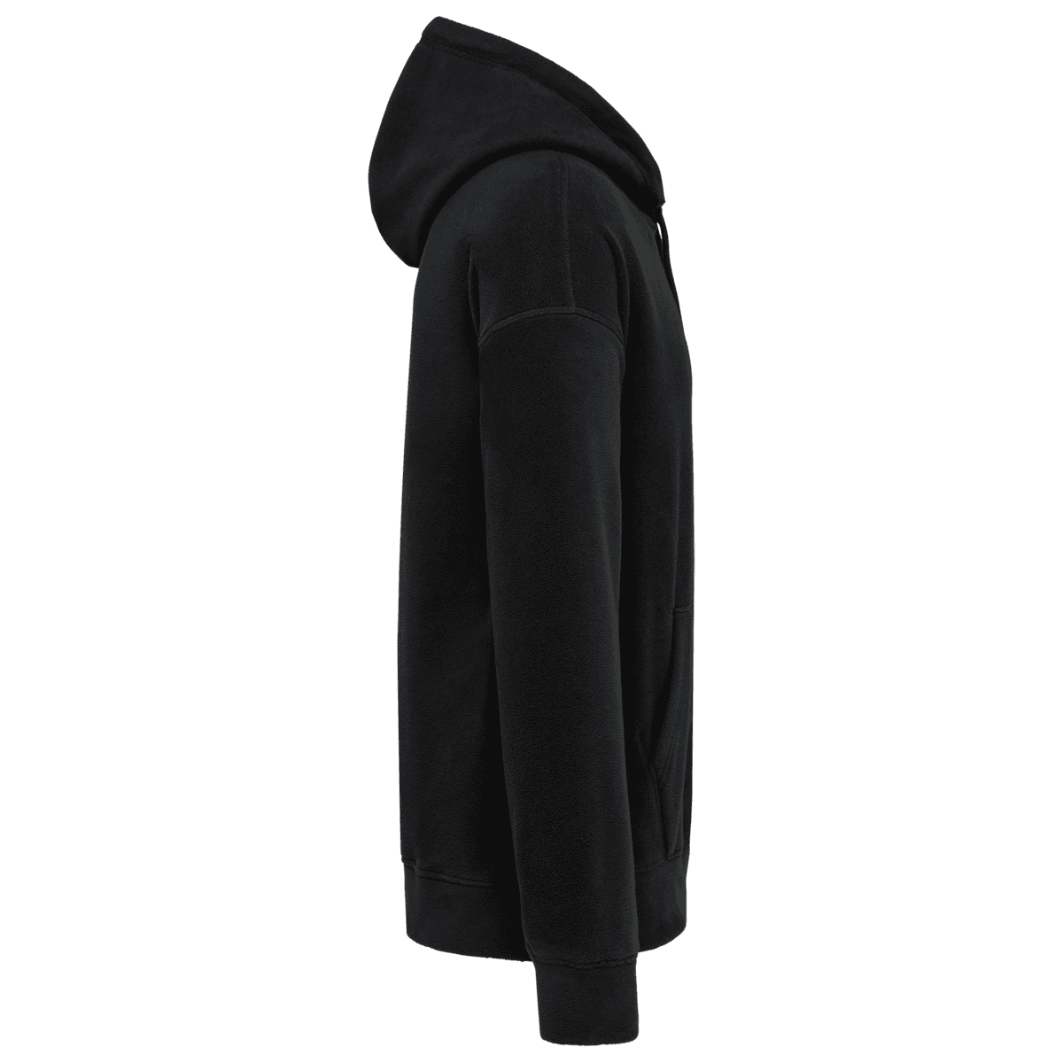 Oversized uniseks sweater met capuchon van gerecycled fleece - Afbeelding 3