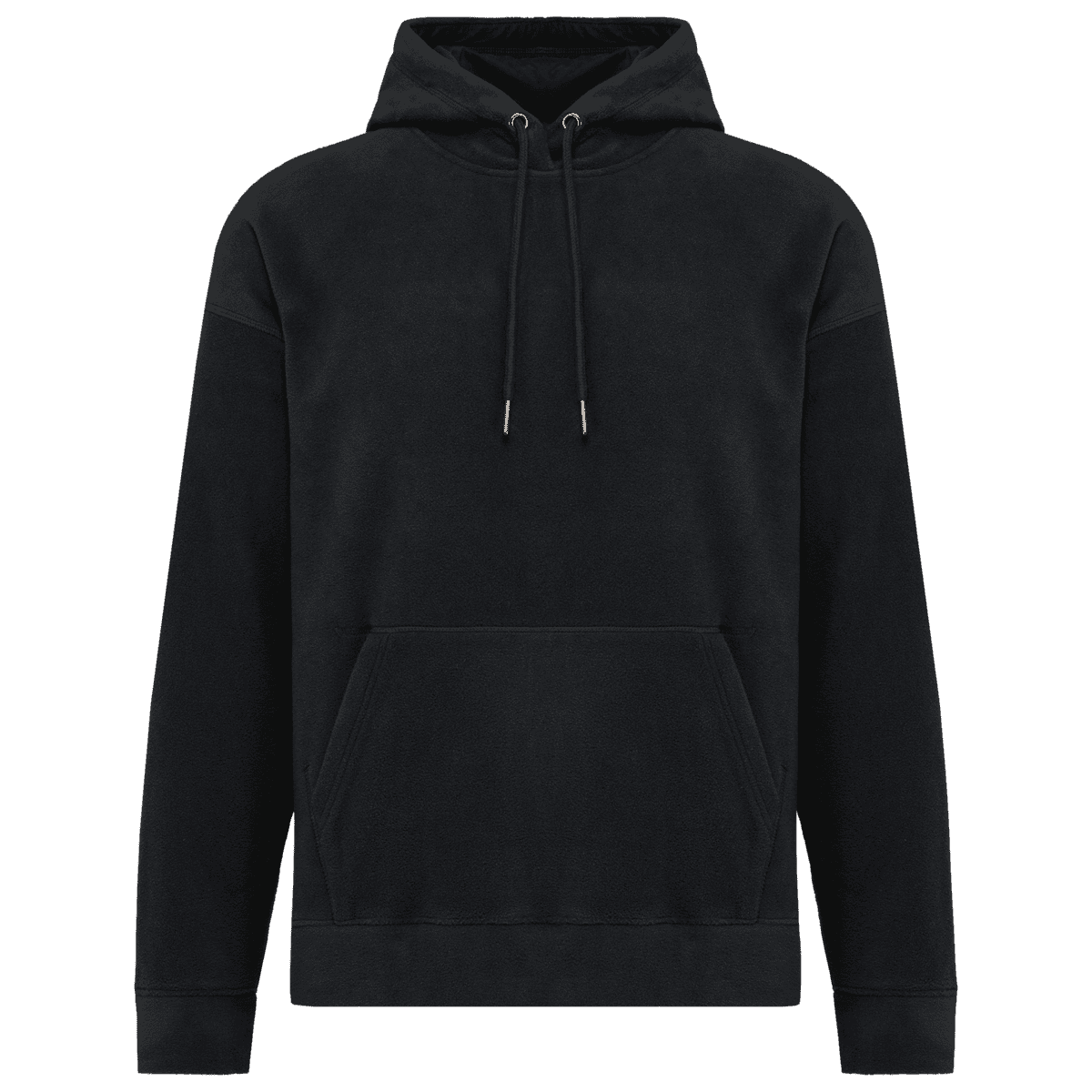 Oversized uniseks sweater met capuchon van gerecycled fleece