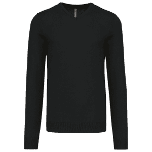 Heren pullover met v-hals