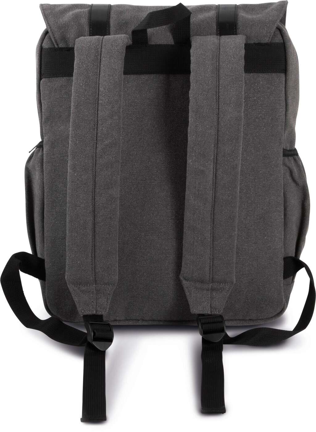Rugzak van canvas met klep - Afbeelding 2