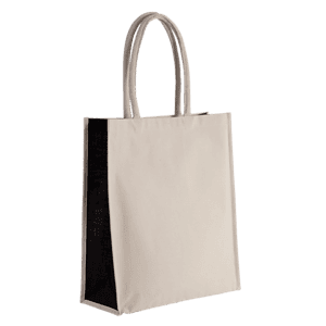 Shopper van katoen/jute - 23 L