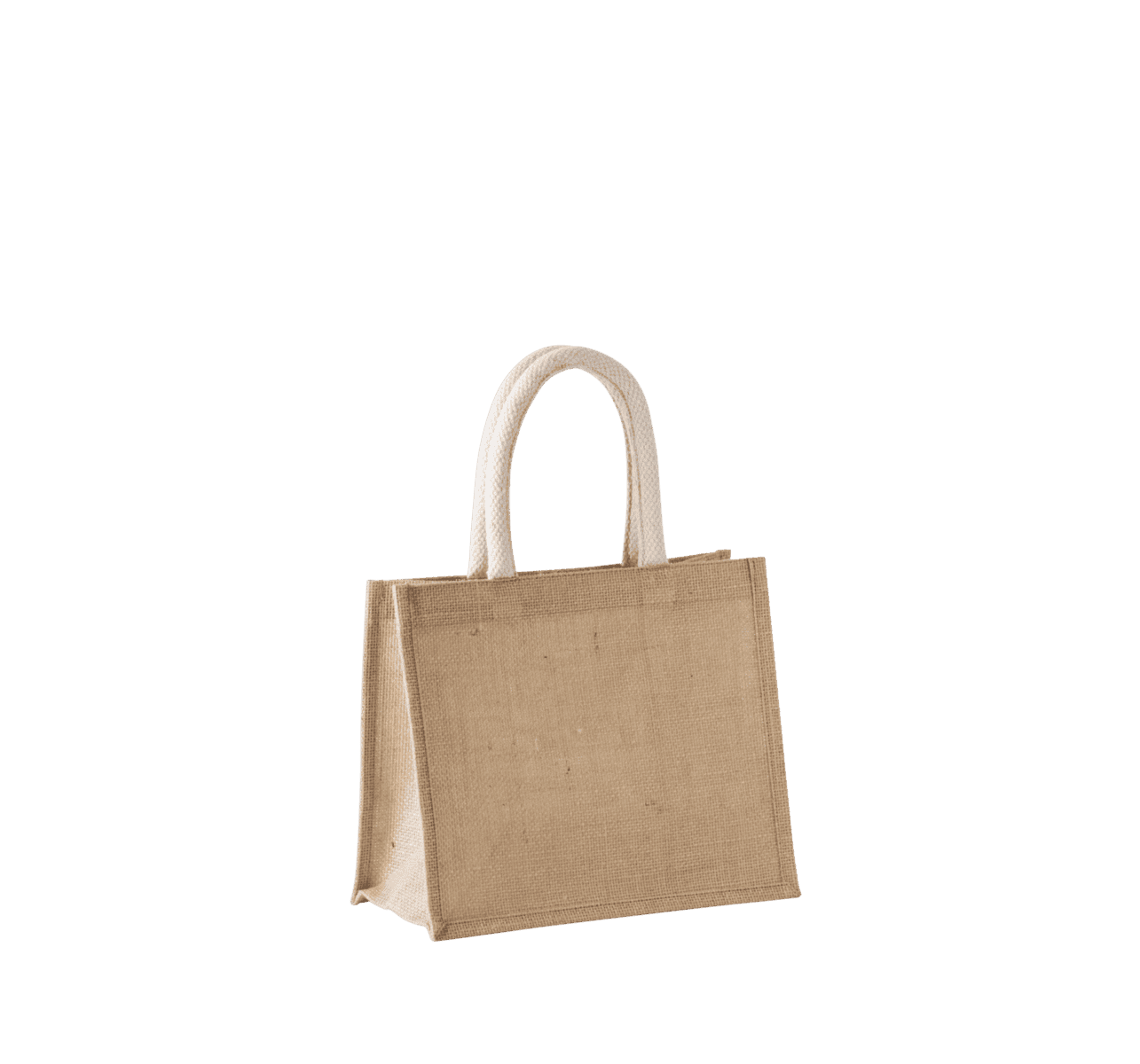Shopper van jutecanvas - middelgroot model