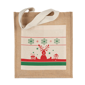 Shopper met kerstmotieven