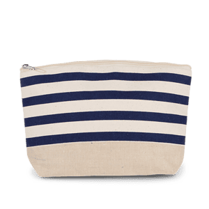 Tasje met marineprint voor accessoires